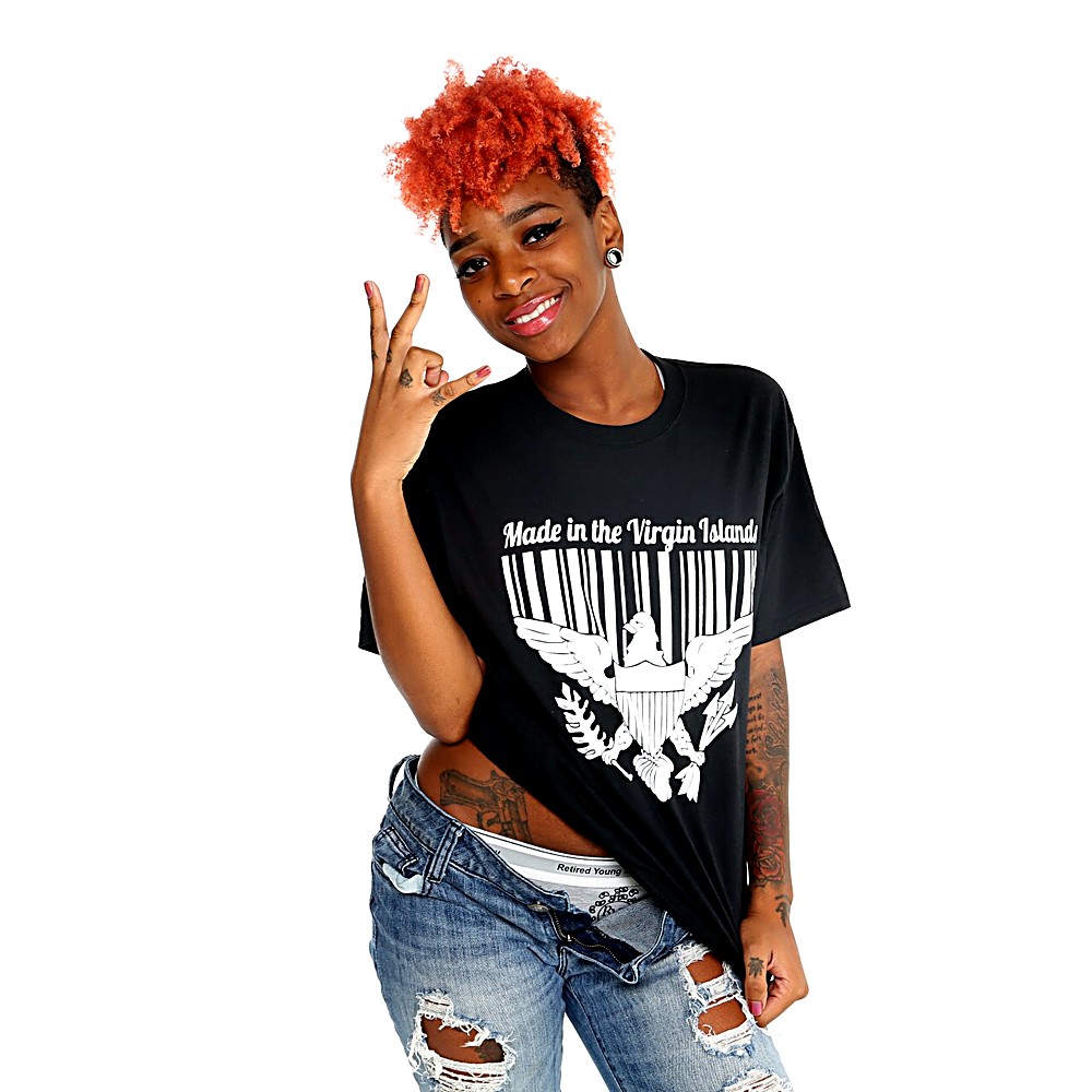 Made in the Virgin Islands tee studio shot