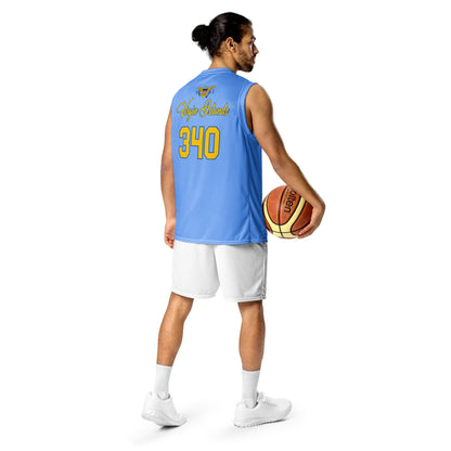 Carolina Blue Virgin Islands Unisex Basketball Jersey